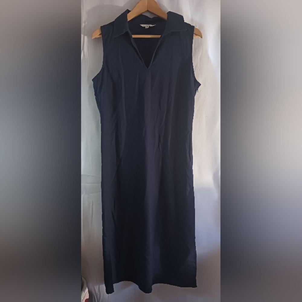 TRAVELSMITH LINEN Blend Dress Womens Medium Petite